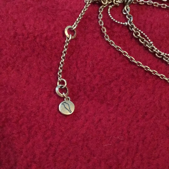 Women’s  Three Chain Necklace - Picture 5 of 7